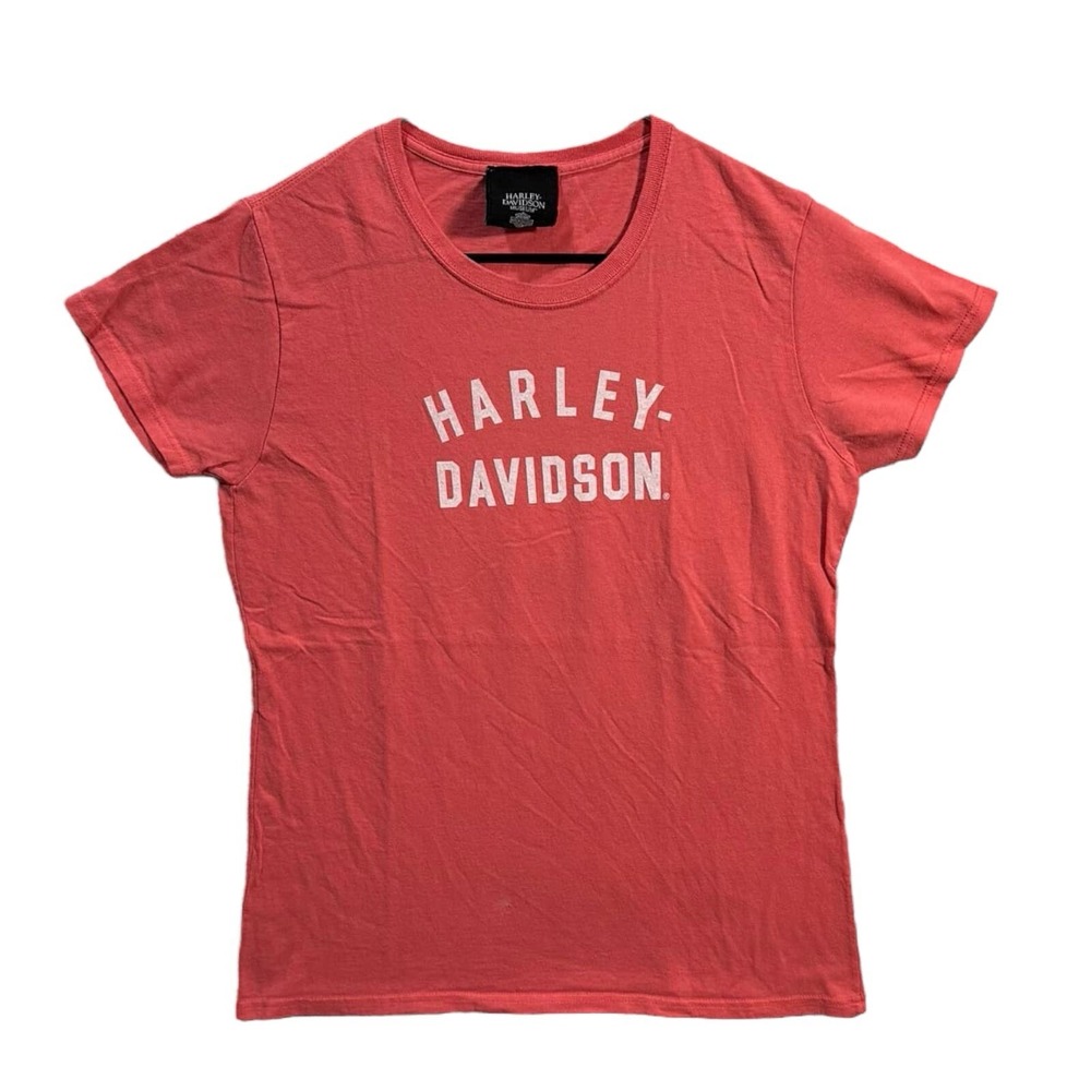 Harley-Davidson Museum Pink Short Sleeve‎ T-Shirt Women's Large